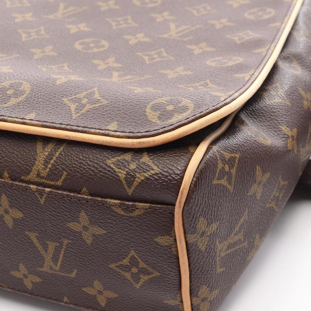 LOUIS VUITTON Authentic Brown Monogram Leather Shoulder Bag - Picture 10 of 15